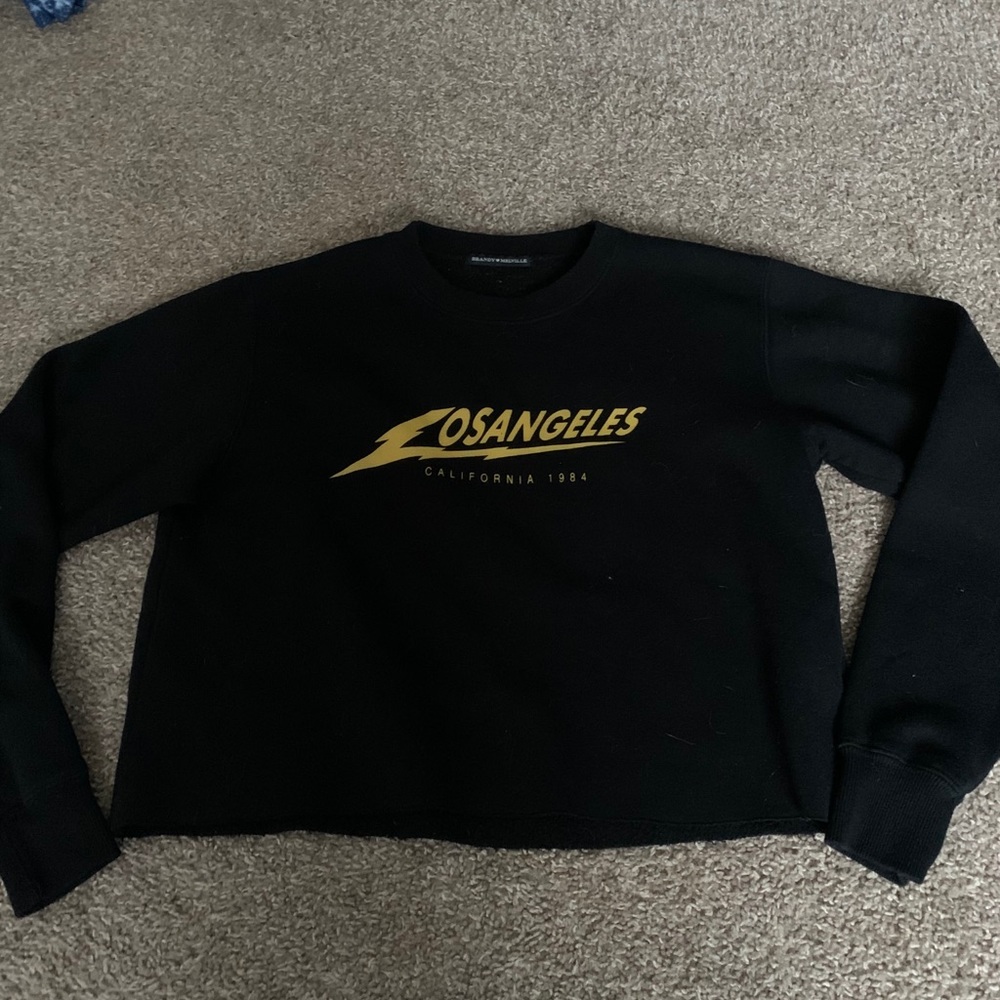 Brandy cropped sweatshirt